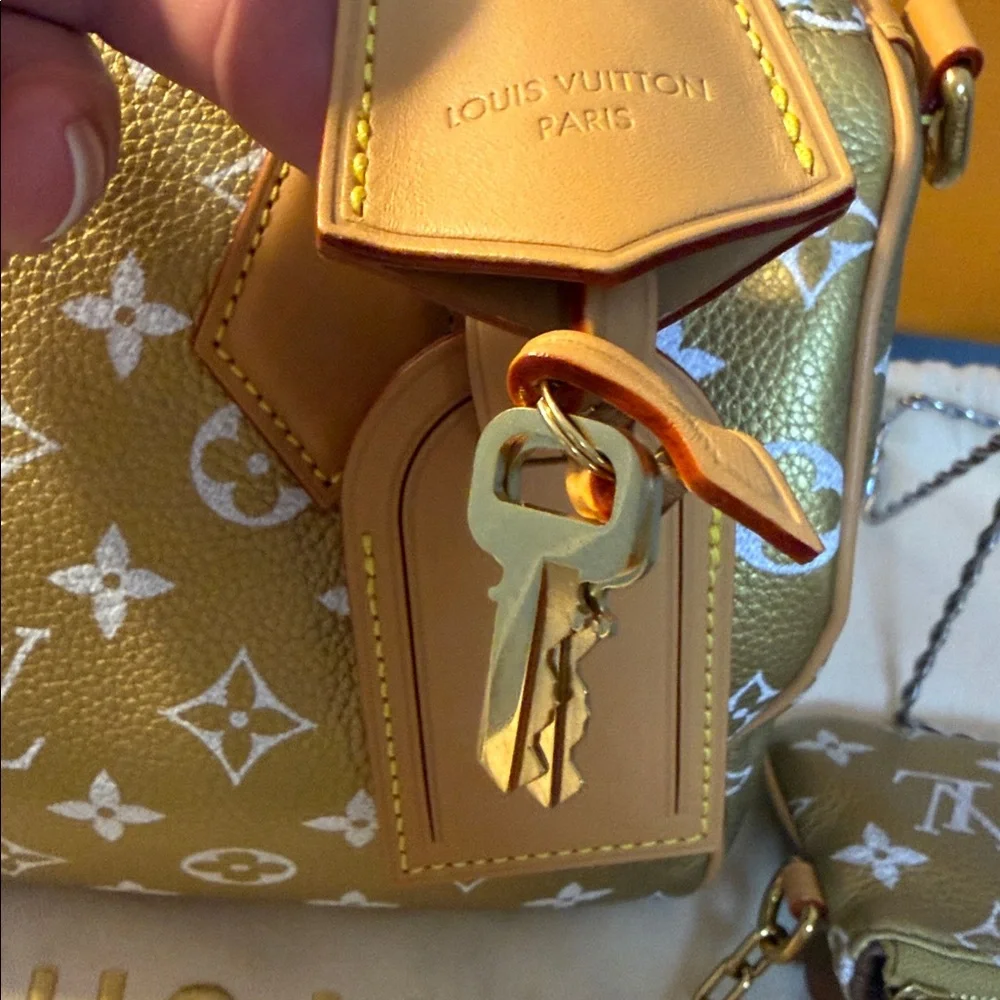 Louis Vuitton Speedy P9 Bandouliere 25 Gold Kintsugi